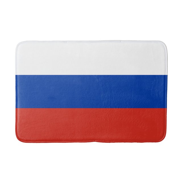 Alfombrilla De Baño Bandera de Rusia (Anverso)