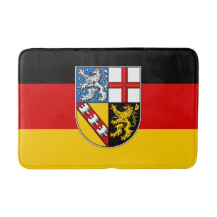 Alfombrilla De Baño Bandera de Saarland Bathroom Mat
