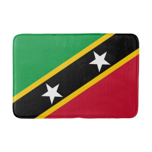 Alfombrilla De Baño Bandera de Saint Kitts y Nevis