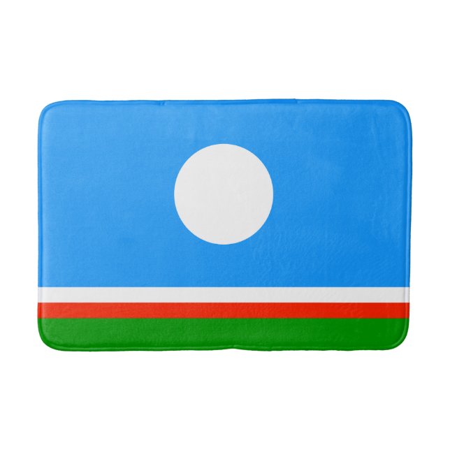 Alfombrilla De Baño Bandera de Saja (Anverso)