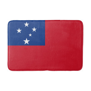 Alfombrilla De Baño Bandera de Samoa