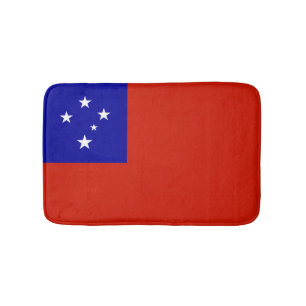 Alfombrilla De Baño Bandera de Samoa