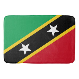 Alfombrilla De Baño Bandera de San Cristóbal y Nieves (Caribe)