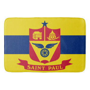 Alfombrilla De Baño Bandera de San Pablo (Minnesota)