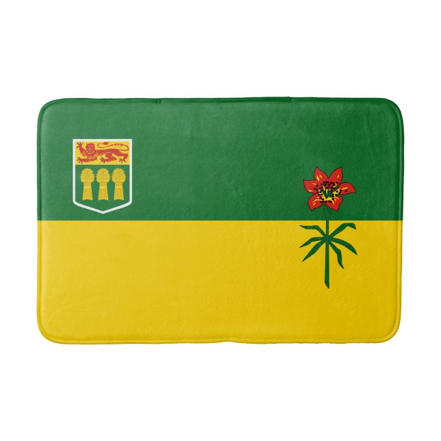 Alfombrilla De Baño Bandera de Saskatchewan (Anverso)