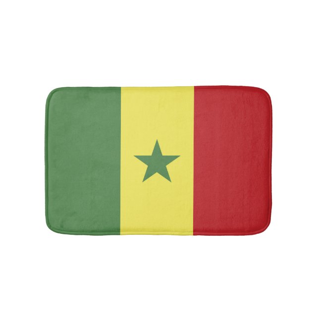 Alfombrilla De Baño Bandera de Senegal (Anverso)