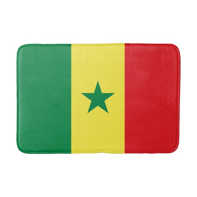 Alfombrilla De Baño Bandera de Senegal (Anverso)