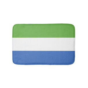 Alfombrilla De Baño Bandera de Sierra Leona
