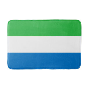Alfombrilla De Baño Bandera de Sierra Leona
