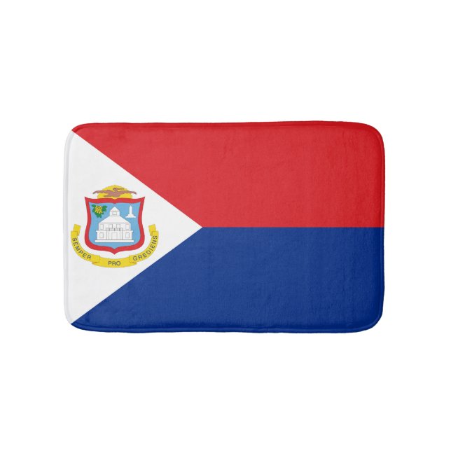 Alfombrilla De Baño Bandera de Sint Maarten (Anverso)