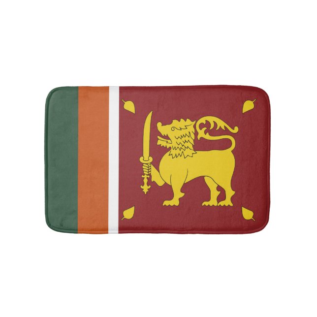 Alfombrilla De Baño Bandera de Sri Lanka (Anverso)