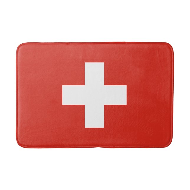 Alfombrilla De Baño Bandera de Suiza (Anverso)