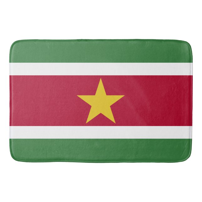 Alfombrilla De Baño Bandera de Surinam (Anverso)