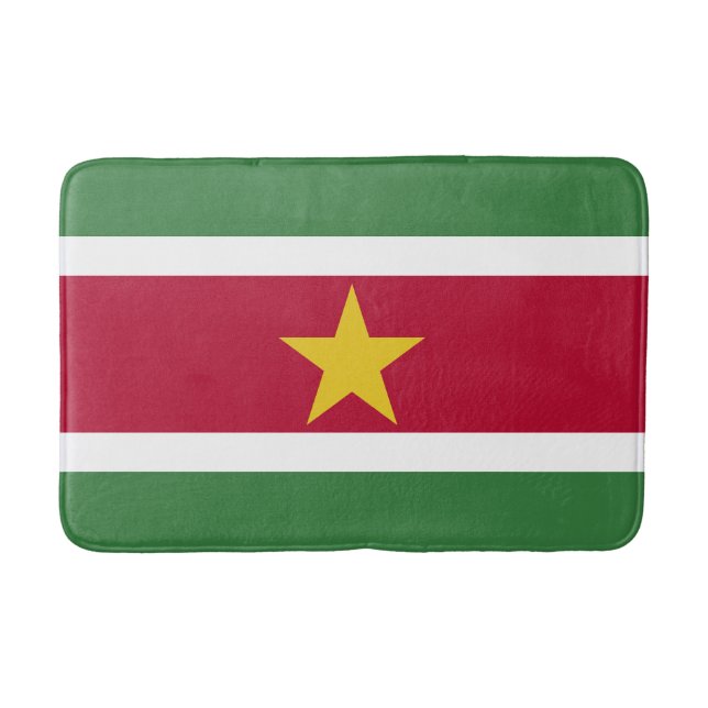 Alfombrilla De Baño Bandera de Surinam (Anverso)