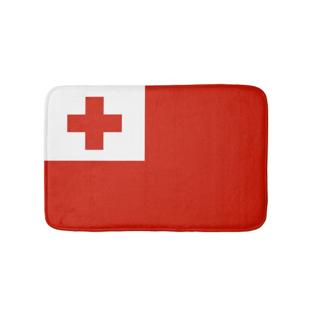 Alfombrilla De Baño Bandera de Tonga (Anverso)