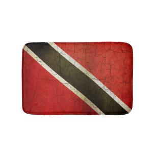 Alfombrilla De Baño Bandera de Trinidad and Tobago del Grunge