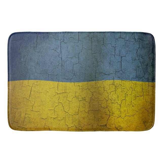 Alfombrilla De Baño Bandera de Ucrania (Anverso)
