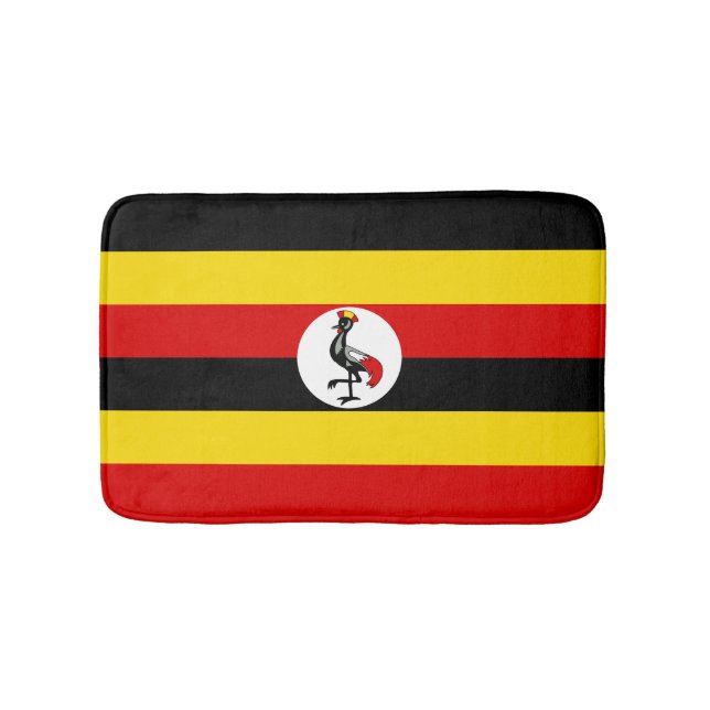 Alfombrilla De Baño Bandera de Uganda (Anverso)