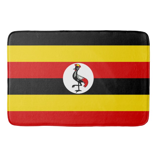 Alfombrilla De Baño Bandera de Uganda (Uganda) (Anverso)