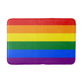 Alfombrilla De Baño Bandera del arcoíris (LGBT)