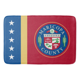 Alfombrilla De Baño Bandera del Condado de Maricopa (Arizona)