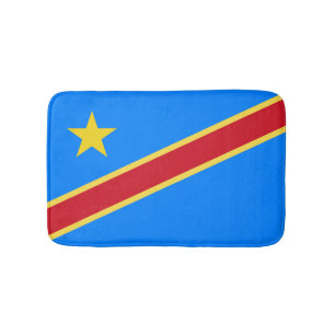 Alfombrilla De Baño Bandera del Congo