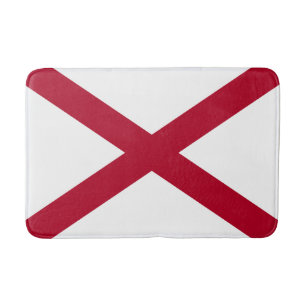 Alfombrilla De Baño Bandera del estado de Alabama