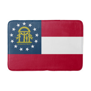 Alfombrilla De Baño Bandera del estado de Georgia