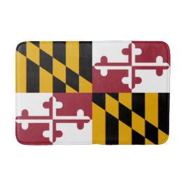 Alfombrilla De Baño Bandera del Estado de Maryland