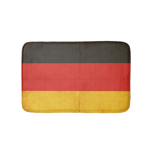 Alfombrilla De Baño Bandera del Grunge de Alemania (Anverso)
