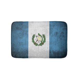 Alfombrilla De Baño Bandera del Grunge de Guatemala