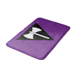 Alfombrilla De Baño bandera del orgullo lésbico SlipperyJoe feminista