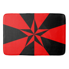 Alfombrilla De Baño Bandera del Socialismo Libertario