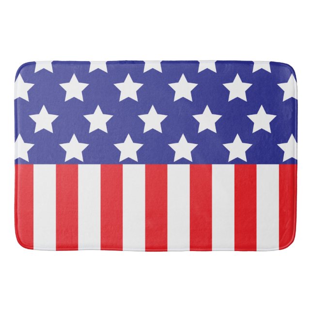 Alfombrilla De Baño Bandera estadounidense (Anverso)
