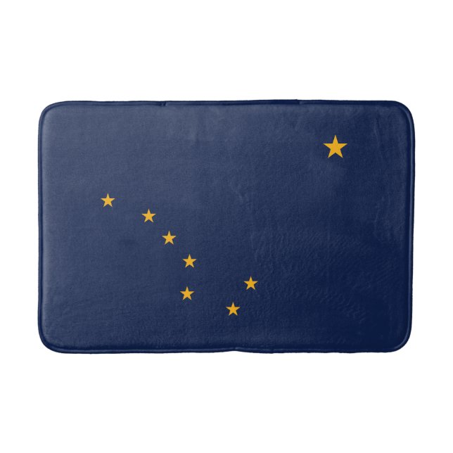 Alfombrilla De Baño Bandera estatal de Alaska (Anverso)