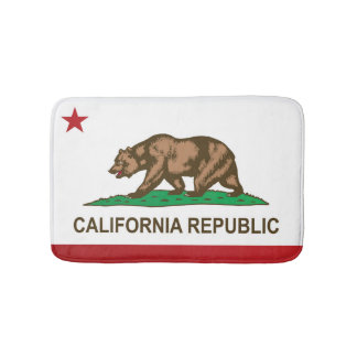 Alfombrilla De Baño Bandera estatal de California, Estados Unidos