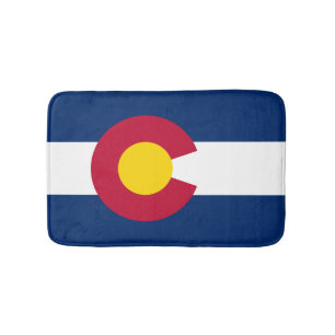 Alfombrilla De Baño Bandera Estatal de Colorado