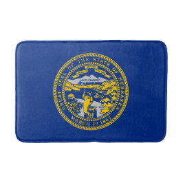Alfombrilla De Baño Bandera Estatal de Nebraska