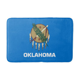 Alfombrilla De Baño Bandera estatal de Oklahoma