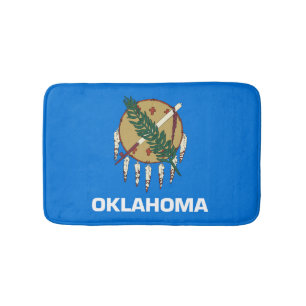 Alfombrilla De Baño Bandera estatal de Oklahoma, Estados Unidos