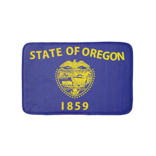 Alfombrilla De Baño Bandera estatal de Oregón, Estados Unidos