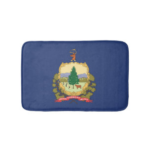 Alfombrilla De Baño Bandera estatal de Vermont, Estados Unidos