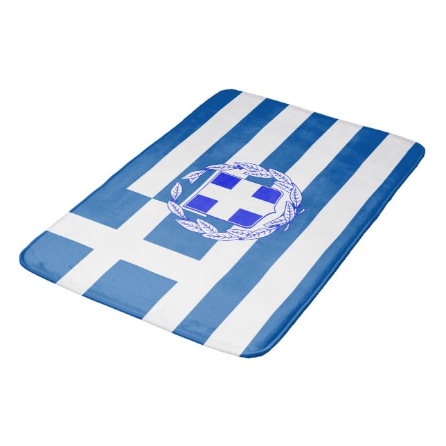 Alfombrilla De Baño Bandera griega (Angular)