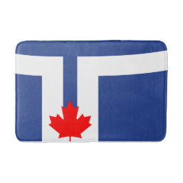 Alfombrilla De Baño Bandera municipal de Toronto (Canadá)