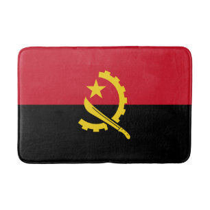 Alfombrilla De Baño Bandera patriótica angoleña
