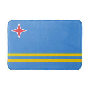 Alfombrilla De Baño Bandera patriótica de Aruba