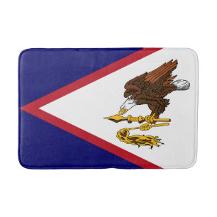 Alfombrilla De Baño Bandera patriótica de Samoa Americana