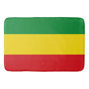 Alfombrilla De Baño Bandera Rastafari Rasta Etíope