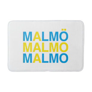 Alfombrilla De Baño Bandera sueca MALMO