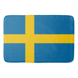 Alfombrilla De Baño Bandera sueca (Suecia) Bath Mat